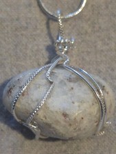 Spotted Jasper Pendant On A