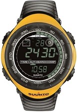 Montre homme SUUNTO VECTOR jaune chronographe altimètre boussole testée