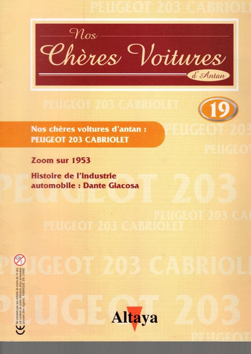 Fascicule nos cheres voitures - fascicule,