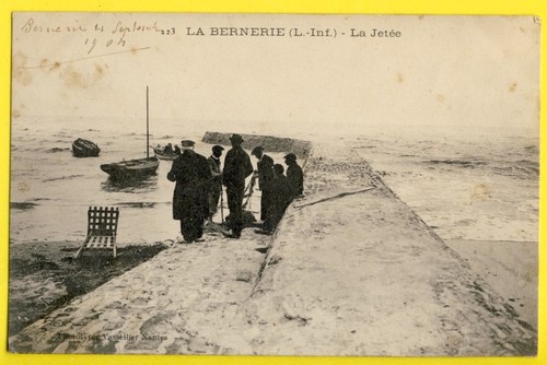 Cpa france la bernerie - france,