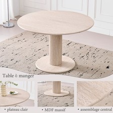 Table à manger ronde au