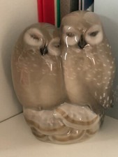 bibelot royal copenhagen chouette porcelaine statue statuette