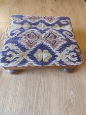 repose pieds ancien bois et