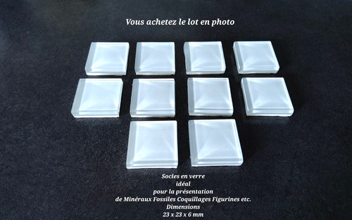 10socles verre pour - 10socles,