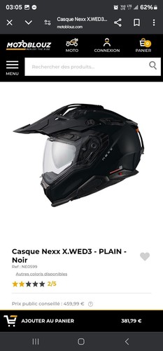 Casque nexx wed3 - casque,
