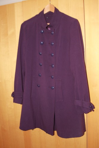 Manteau formel violet foncé