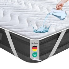 Protege Metales 140x200 cm, avec Rembourrage 100 g/m², surmatelas imperméable...