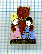 Pin's marionnettes BONNE NUIT LES PETITS Nounours NICOLAS ET PIMPRENELLE jouets