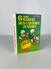 Ancien Livre, 6ème Manuel des Castor Juniors spécial Sport, Walt Disney, 1980