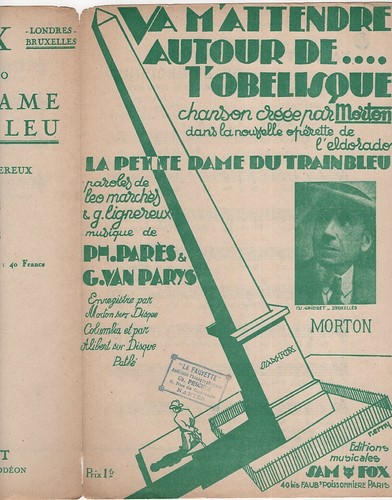 Morton opérette partition - morton,