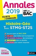 Annales ABC du BAC 2019 - Histoire-Géographie STMG de... | Livre | état très bon
