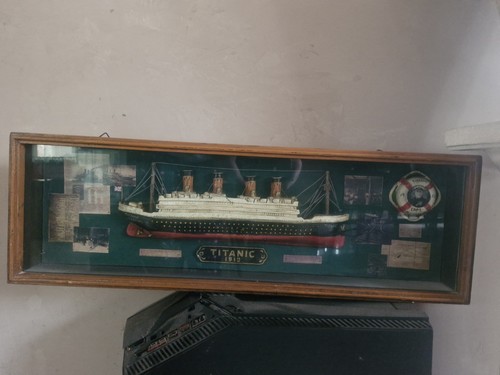 Maquette titanic 1912 encadré - maquette,