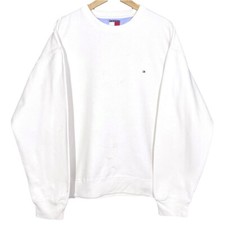 Sweat Crewneck Blanc Vintage 2004 Tommy Hilfiger