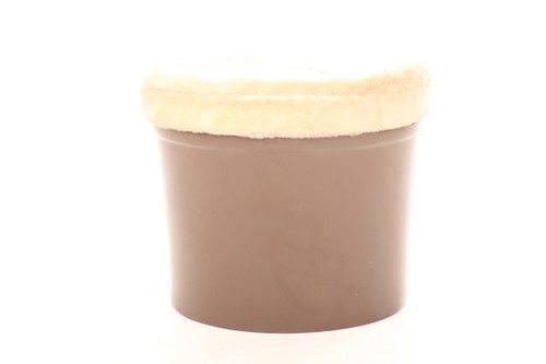 Ancien pouf linge coffre à - linge,