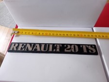 INSIGNE LOGO RENAULT 20 TS