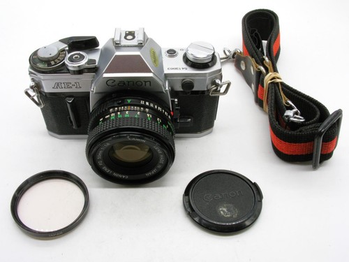 Canon program chrome slr - ae-1,