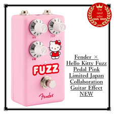 Effet guitare Fender × Hello Kitty Fuzz Pedal Pink Limited Japan Collaboration