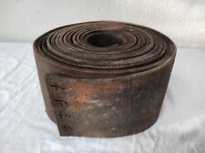 Ancienne grosse Courroie Plate en cuir pour matériel agricole, machine outil
