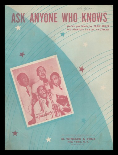 Ask anyone who - anyone,