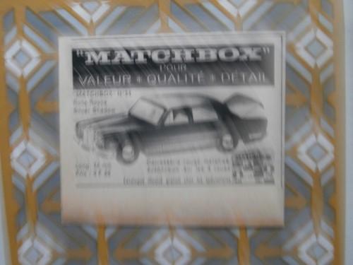 Publicité matchbox - matchbox, 24