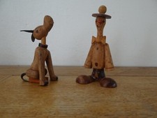 Figurines en Bois Vintage