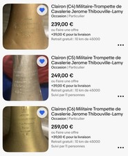 3 Clairons (C10) Trompettes de