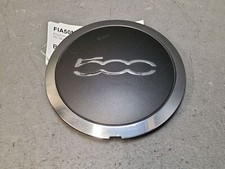 Enjoliveur noir / cache central jante alu - Fiat 500 II après 2007 *