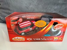 Majorette 1/43 - mini cooper rouge radio commandée ( avec piles )