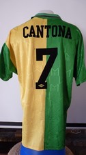 Maillot Cantona 7 Manchester United 1992 1993 1994 Large third shirt jersey MU