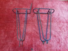 2 Porte bagages avant et arrière vélo 1950 ancien randonneur 650 vintage D11