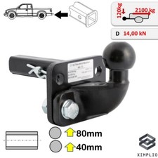 Crochet ATTELAGE remorque US-Adaptateur 32x32mm pour Nissan Xterra I 1999–2004