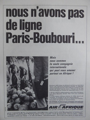 1967 1968 pub - afrique, dc-8