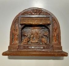 Crèche en platre, très