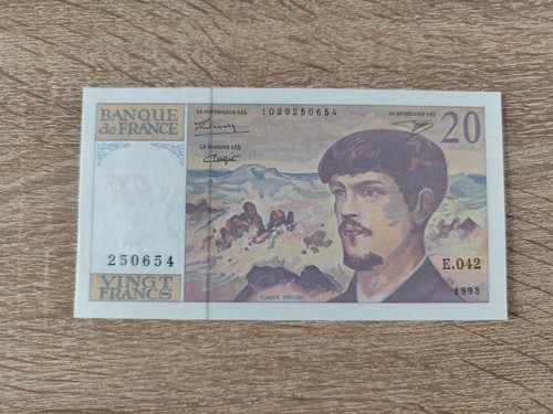 Billet francs debussy 1993 - francs,
