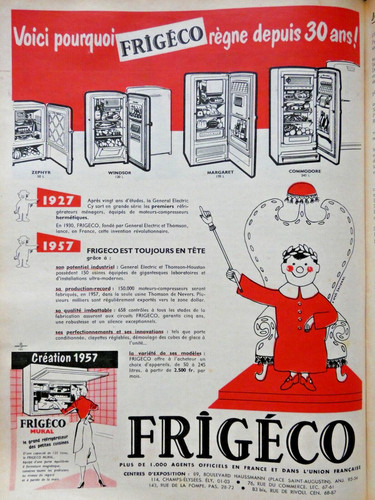 Publicité presse 1957 - publicitÉ,