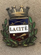 Bataillon scolaire : insigne " la cité " bataillon scolaire vers 1880