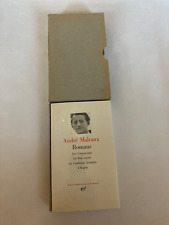 MALRAUX  André ,romans collection La Pléïade