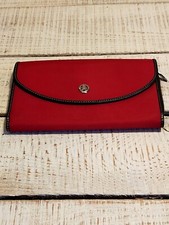 compagnon  portefeuille pourchet rouge cerise