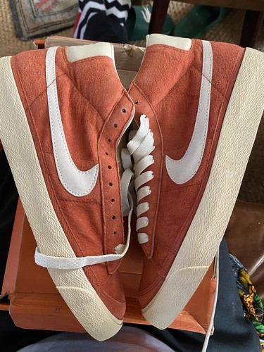 2002 nike blazer suede - nike, red