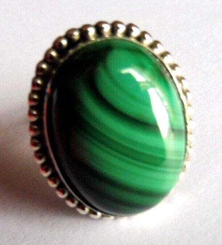 Bague malachite - en,