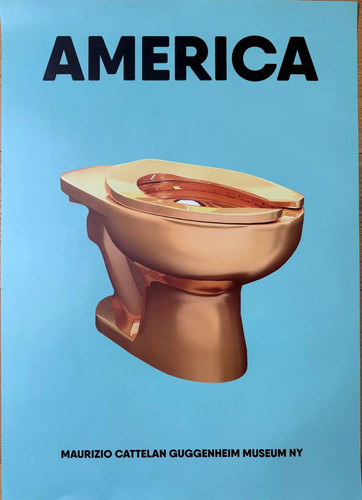 Cattelan maurizio affiche - cattelan,