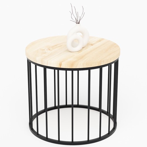 Table basse ronde - , bois