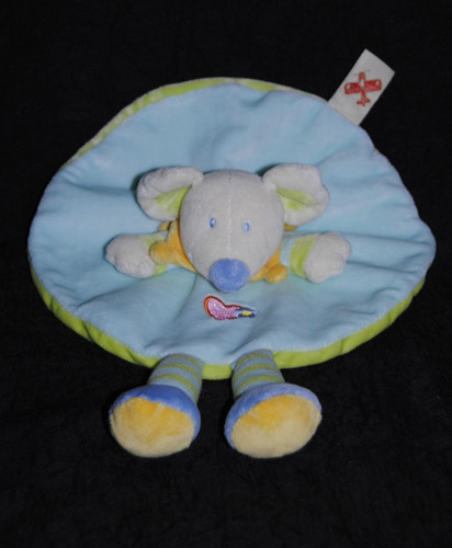 Doudou plat souris rond - 🍀doudou,