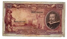 ANGOLA PORTUGAL Billet 20 Angolares 1951 P83 RARE BON ETAT