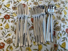 11 Fourchettes A Crustacés Coquille Et 7 Fourchettes A Escargots Inox Deco Table