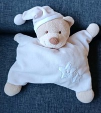 1484?DOUDOU Ours Bout'chou Rose Coussin monoprix grelot Boutchou Etoile