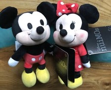 Set Lot 2 Plush peluche nuimos Minnie & Mickey Mouse disney Store Parks