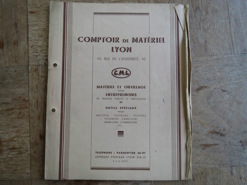 Ancienne brochure comptoir - , de