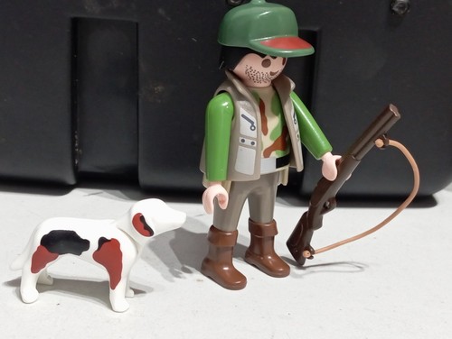 Playmobil figurine chasseur - figurine,
