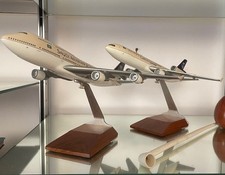PACMIN Boeing 747-400 Saudia + Saudia Cargo - ~1:130 Resin Display Aircraft Set
